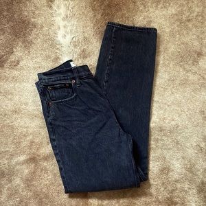 Abercrombie and fitch 90s straight ultra high rise denim